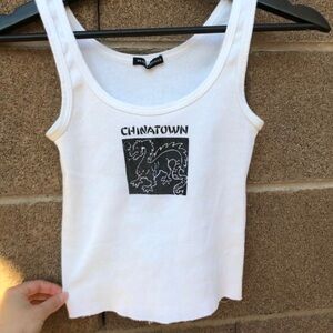 Adorable trendy china town cropped - super fitted and flattering